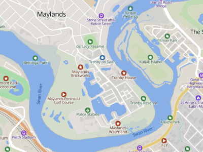 Maylands Map